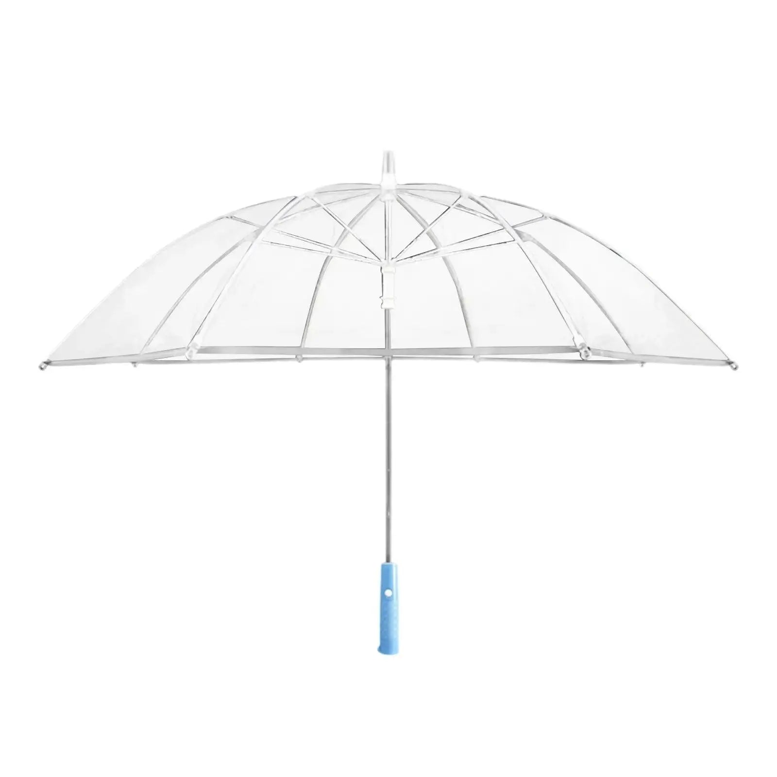 Colorful Led Light Umbrella With Flashlight Creative Long Handle Transparent Straight Handle Flashlight Umbrella Romantic Gift - Tophatter Daily Deals