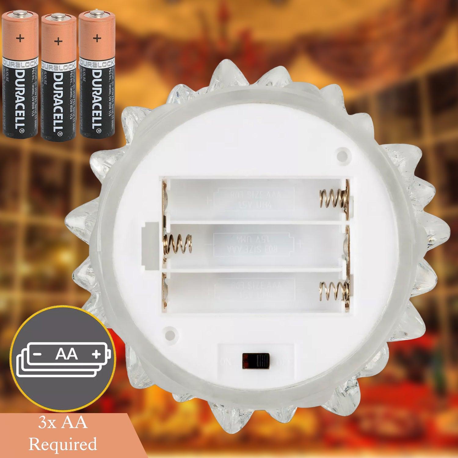 Water Spinner Christmas- Colour Changing LED Glitter Water Spinner 26 cm Christmas - Tophatter Daily Deals