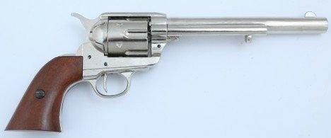Colt Single Action Army "Rio Bravo" 7.5" Barrel (Nickel Finish) Gun Replica - Tophatter Daily Deals