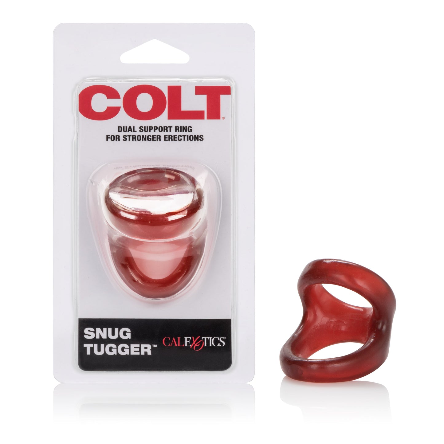 Colt Snug Tugger – Super Stretchy Double Cock Ring with Scrotum Support > Cock Ring > Sling - Tophatter Daily Deals