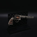 Colt 357 Miniature Metal Colt Revolver Pistol 12CM/4.7" With Plastic Stand - Tophatter Daily Deals