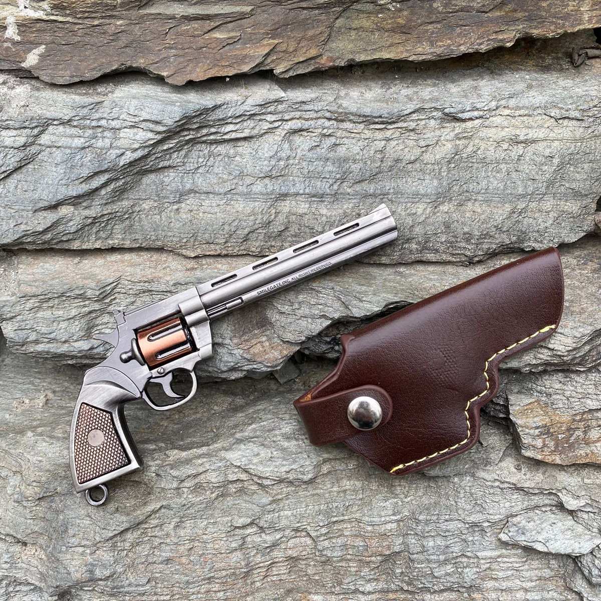 Colt 357 Miniature Metal Colt Revolver Pistol 12CM/4.7" - Tophatter Daily Deals