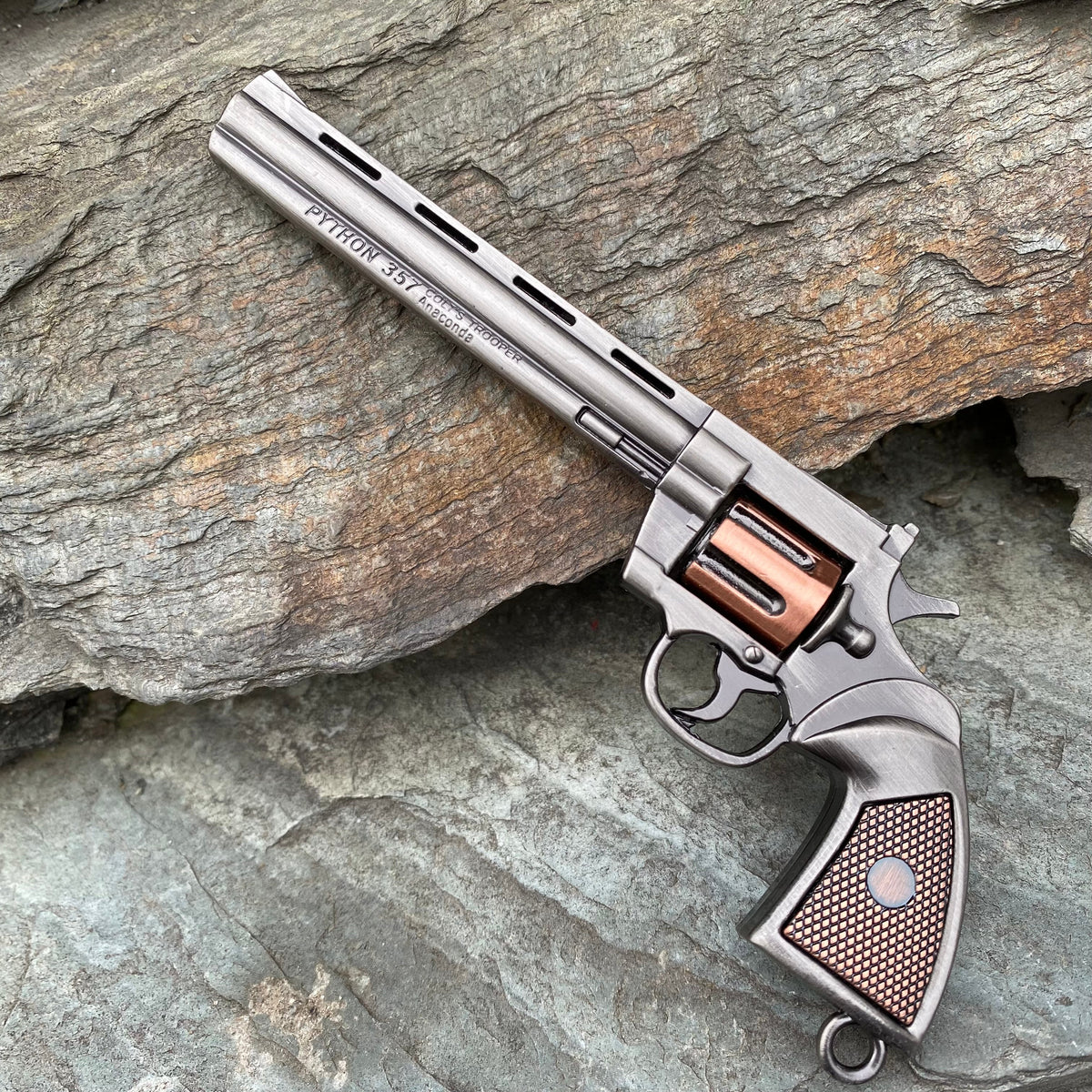 Colt 357 Miniature Metal Colt Revolver Pistol 12CM/4.7" - Tophatter Daily Deals