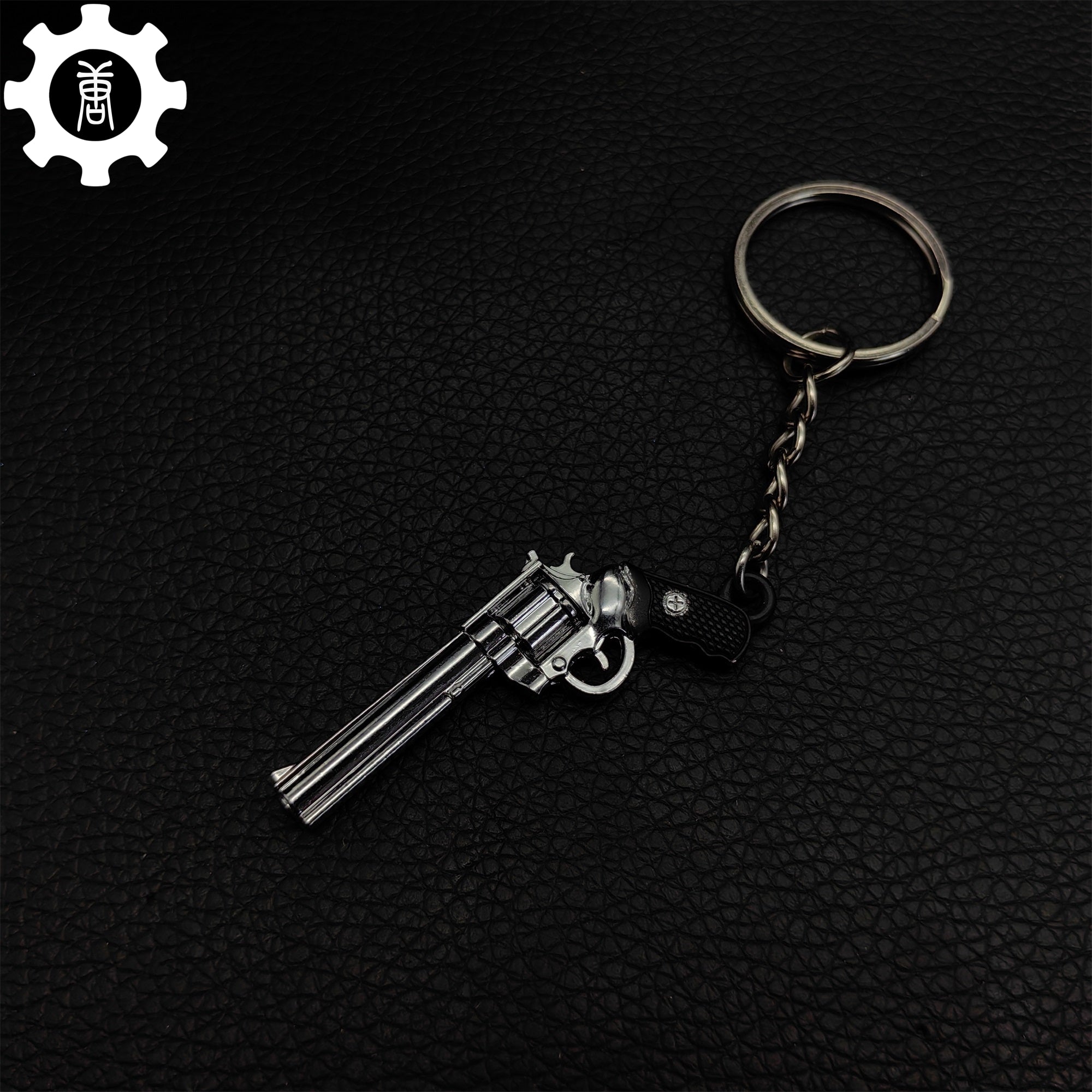 12 In 1 Metal World Famous Pistol Revolver Gun Keychain King Cobra 357 - Tophatter Daily Deals