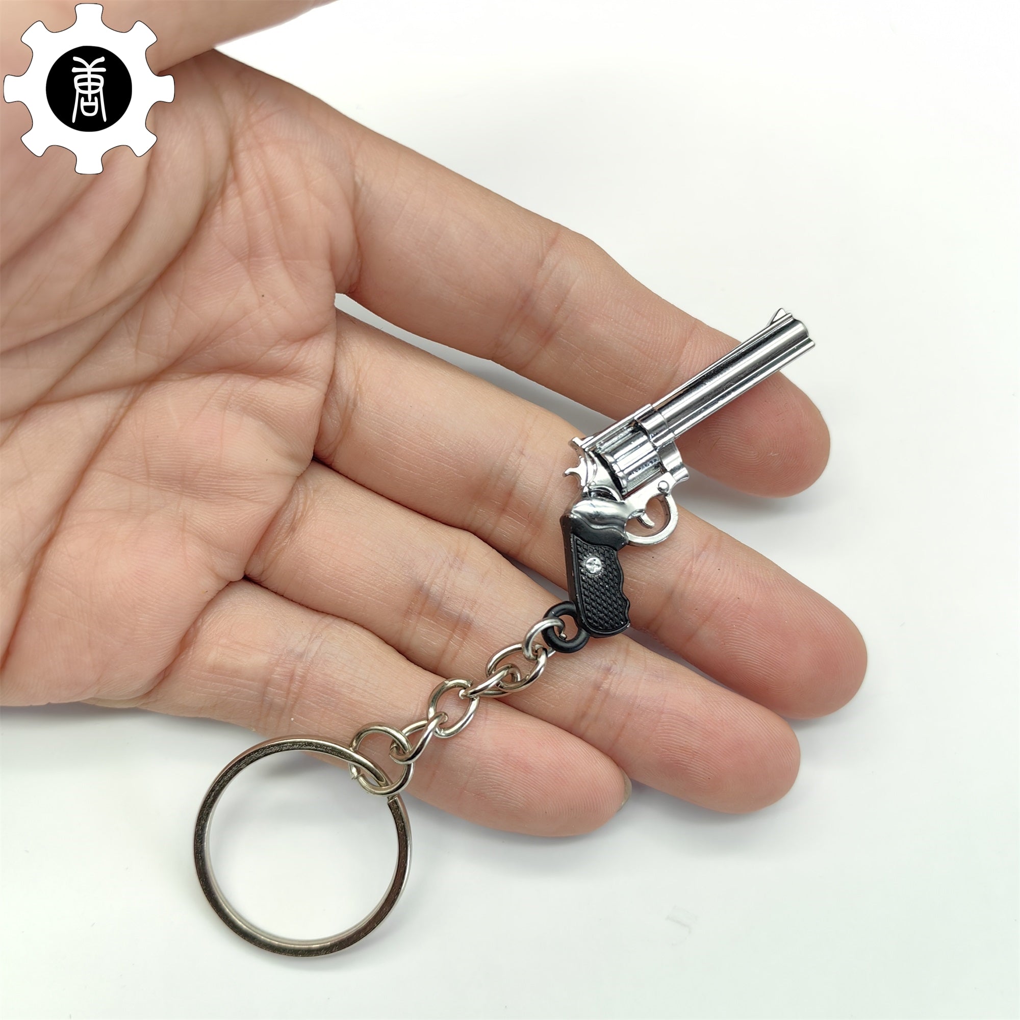 Mini Colt Python 357 Revolver Metal Keychain - Tophatter Daily Deals