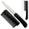 Black Comb With Hidden Knife - TOPHATTER'S ARMORY DEALS Collectible Weapons - Tophatter Daily Deals