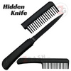 Comb Knife Hidden Blade Self Defense Dagger - Assort. colors Black SD-KeyChain - Tophatter Daily Deals