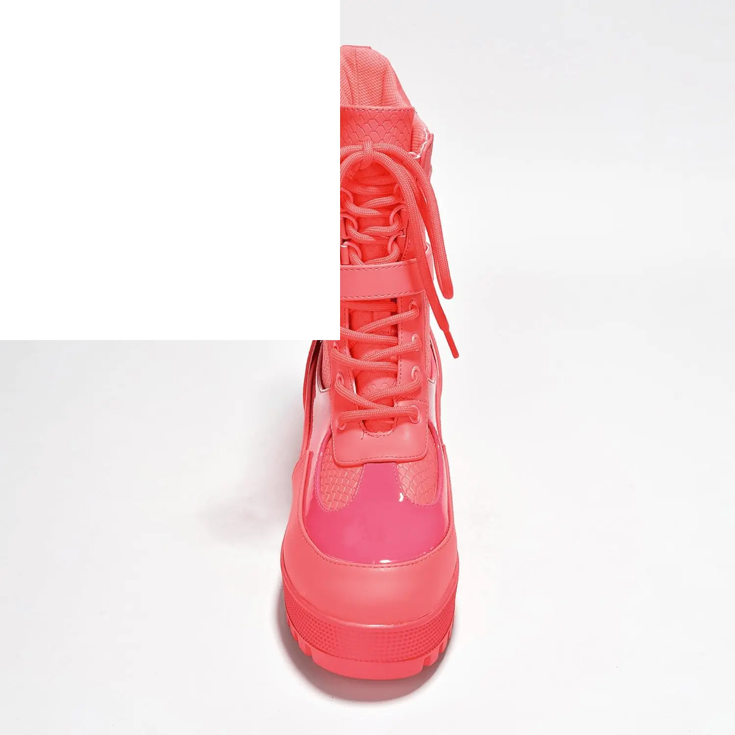 Combat Ankle Boots (Hot Rod) - Tophatter Daily Deals