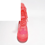 Combat Ankle Boots (Hot Rod) - Tophatter Daily Deals