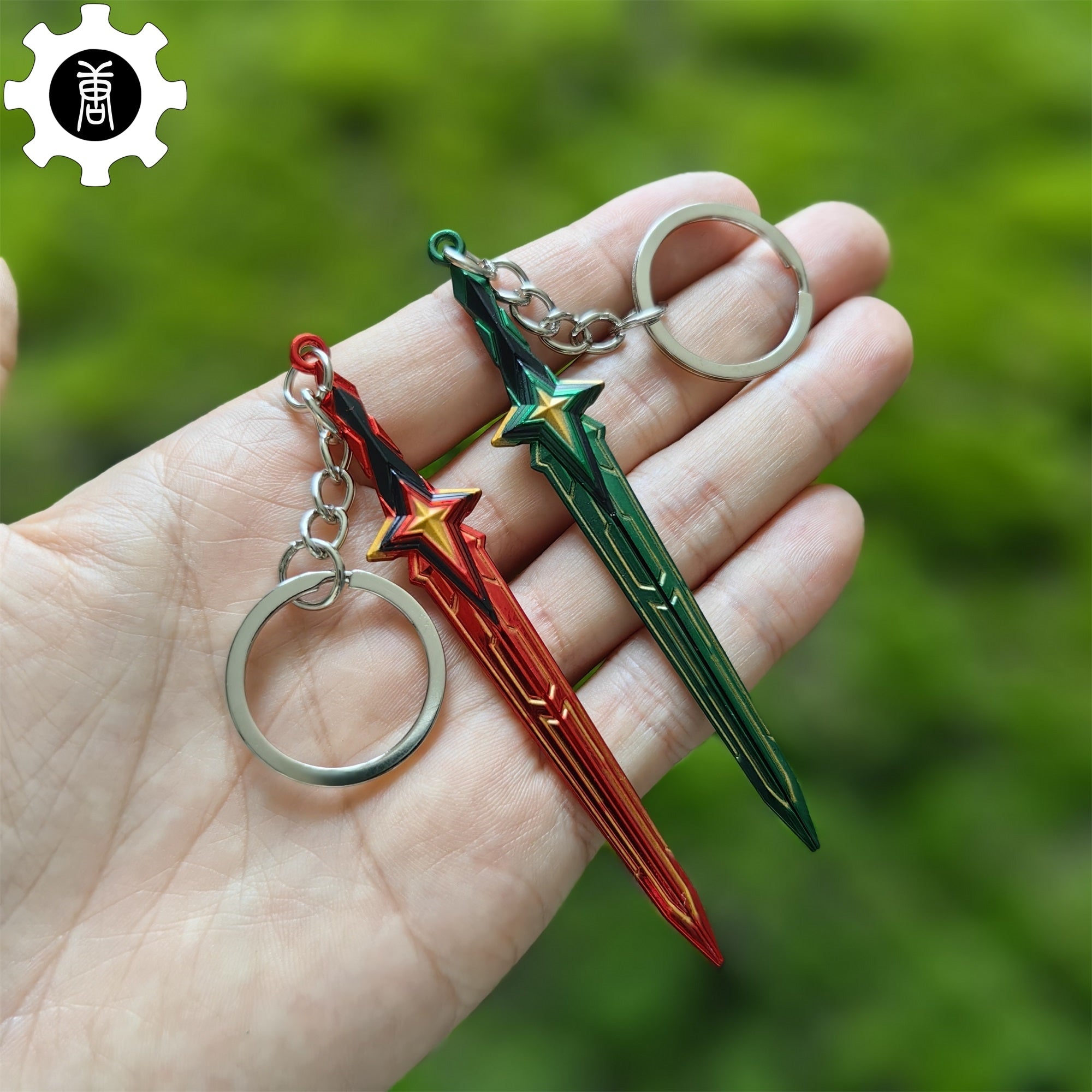 Tiny Comet Sword Metal Keychain 2 Colors - Tophatter Daily Deals