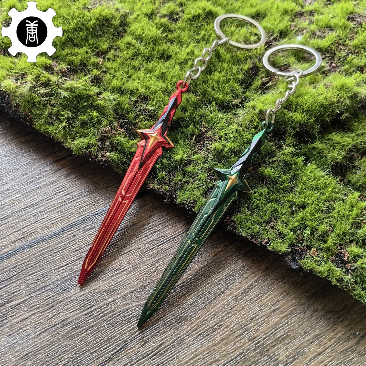 Tiny Comet Sword Metal Keychain 2 Colors - Tophatter Daily Deals