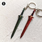 Tiny Comet Sword Metal Keychain 2 Colors - Tophatter Daily Deals