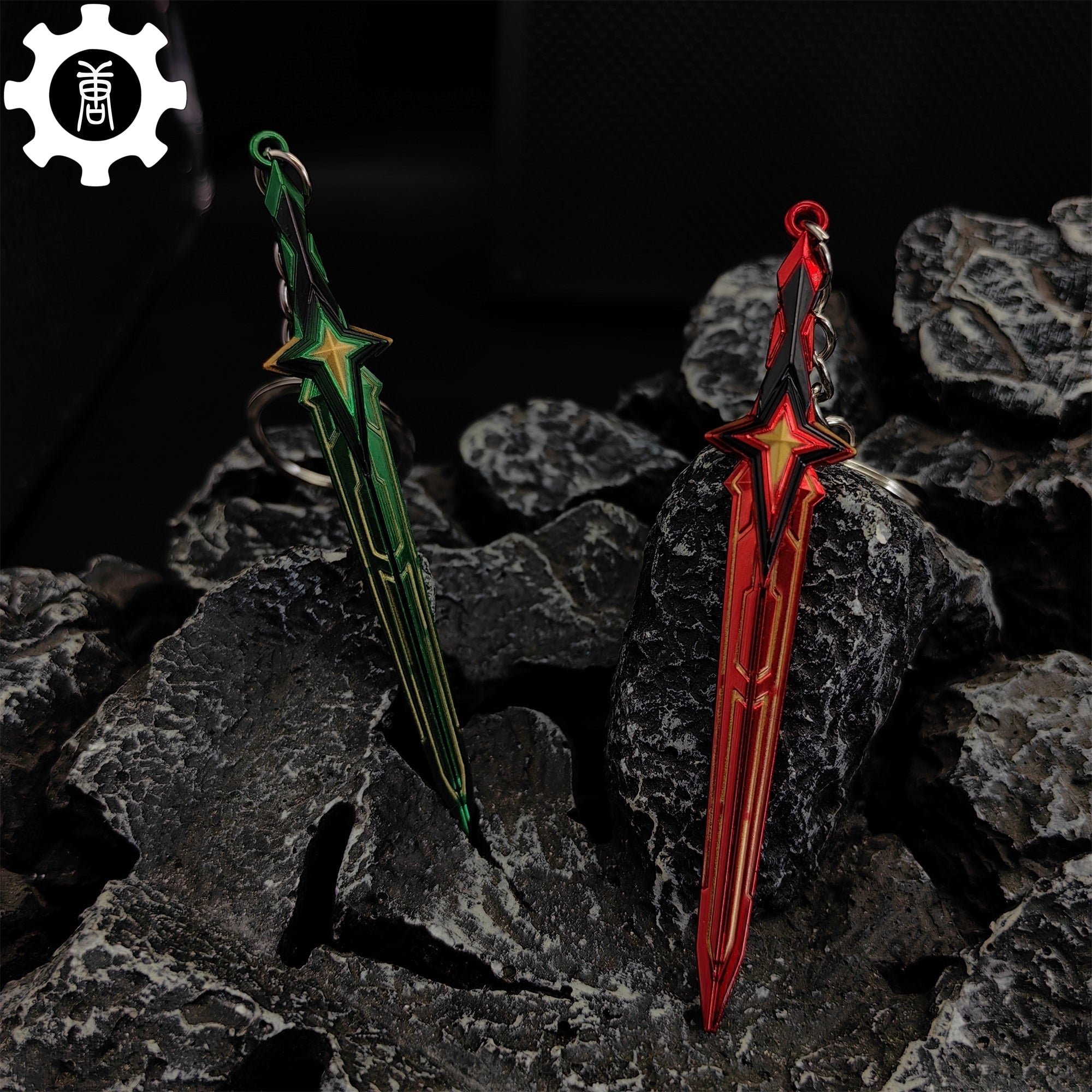 Tiny Comet Sword Metal Keychain 2 Colors - Tophatter Daily Deals