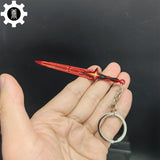 Tiny Comet Sword Metal Keychain 2 Colors - Tophatter Daily Deals