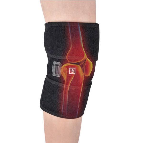 Heated Knee Brace - Heated Knee Brace Wrap Support | Electric Therapeutic Heating Pad W/Rechargable 7.4V 2600Mah Battery for Joint Pain Relief Health & Beauty - Tophatter Daily Deals