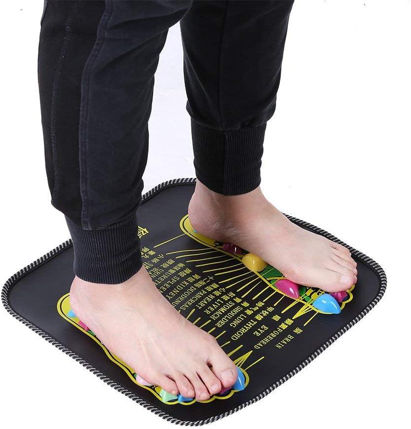 Foot Massage Mat - Reflexology Massager Home Comfortable Massage Cushion Gravel Road Massage Mat Personal Care - Tophatter Daily Deals