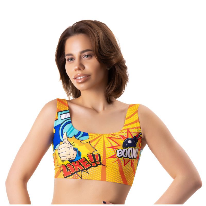 Comics Like Crop Top Size S to XL > Clothes > Bras - Tophatter Daily Deals