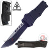 Commando D/A OTF Automatic Knife Black S2G Tactical - Drop Serrated Single Edge Plain Knife-OTF - Tophatter Daily Deals