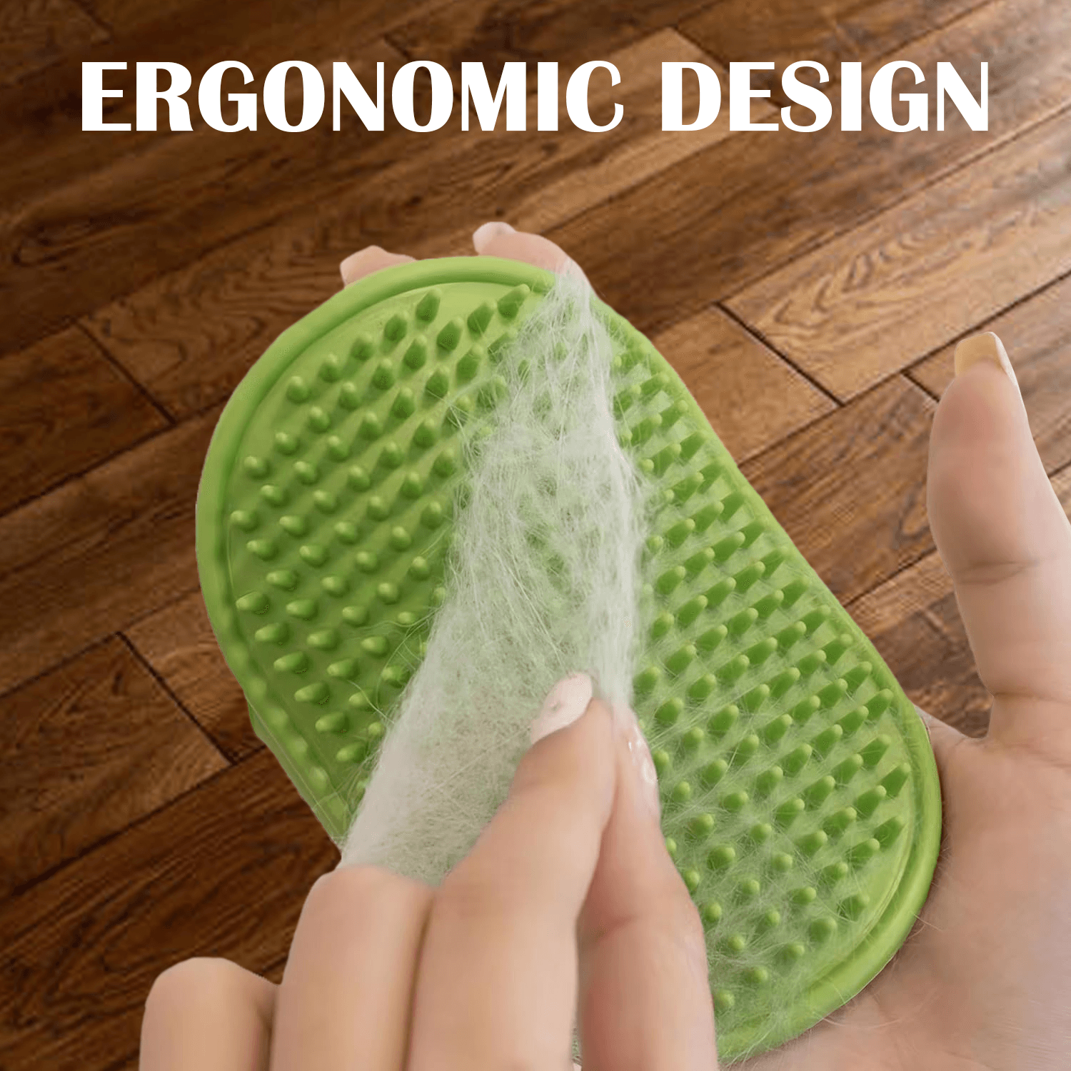 Pet Hair Remover Brush - Dog Grooming Mitt Pet Glove Brush | Cat Fur Hair Remover Deshedding Hand Massage Hair Care - Tophatter Daily Deals