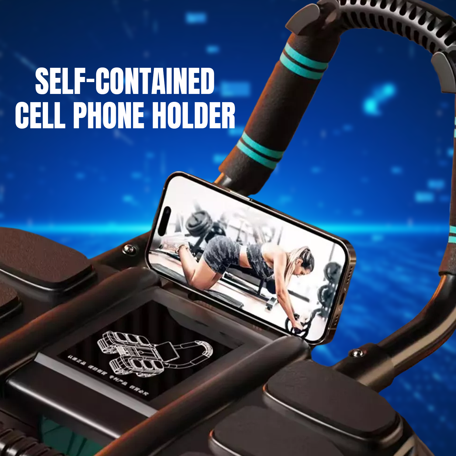Abdominal Roller Wheel – 6 Elbow Support Non-Slip Fitness Wheel for Abs Workout & Core Training Exercise & Fitness - Tophatter Daily Deals