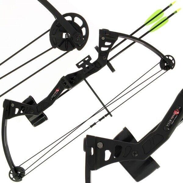 Archery Kit for Adults - 15-29lbs Compound Archery Bow & Arrow Set Adjustable Draw Power Adults Youths Sports & Outdoor - Tophatter Daily Deals