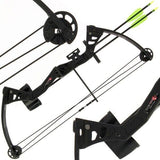 Archery Kit for Adults - 15-29lbs Compound Archery Bow & Arrow Set Adjustable Draw Power Adults Youths Sports & Outdoor - Tophatter Daily Deals