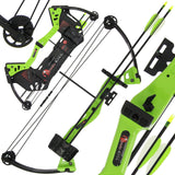 Archery Kit for Adults - 15-29lbs Compound Archery Bow & Arrow Set Adjustable Draw Power Adults Youths Sports & Outdoor - Tophatter Daily Deals