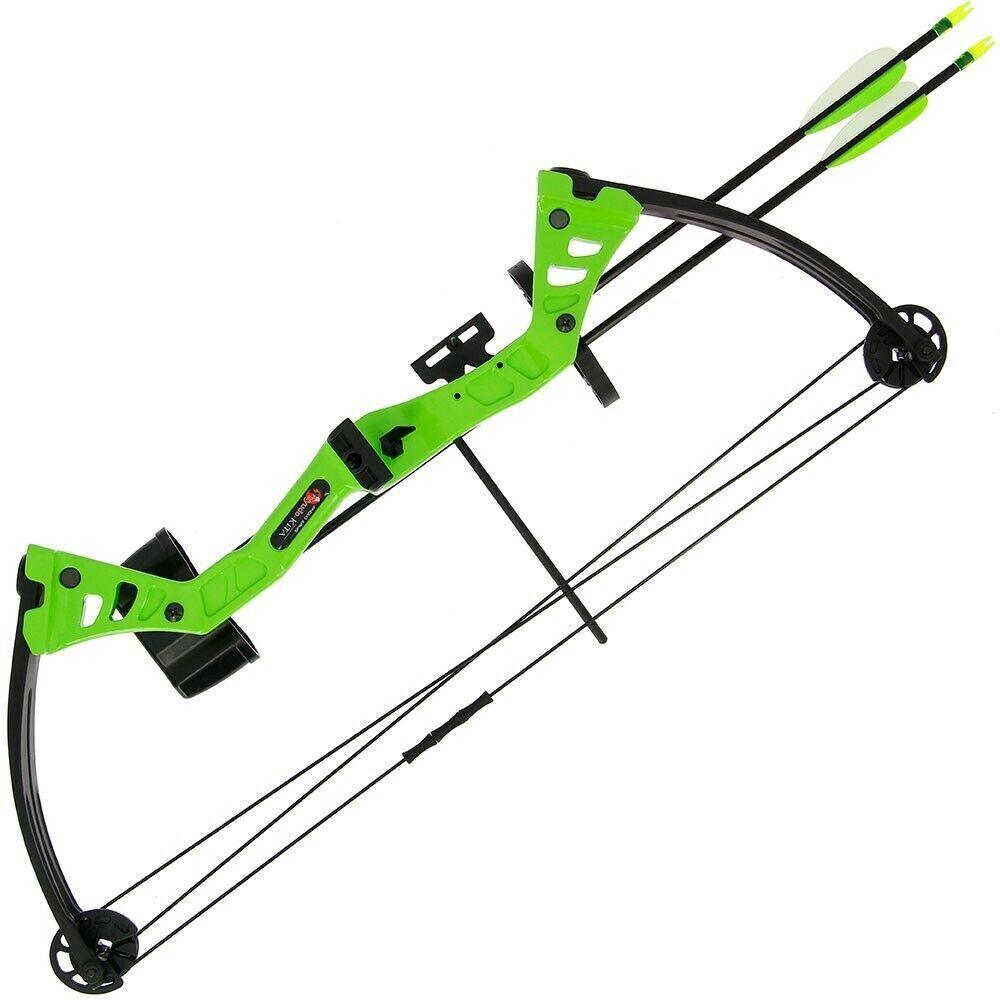 Archery Kit for Adults - 15-29lbs Compound Archery Bow & Arrow Set Adjustable Draw Power Adults Youths Sports & Outdoor - Tophatter Daily Deals