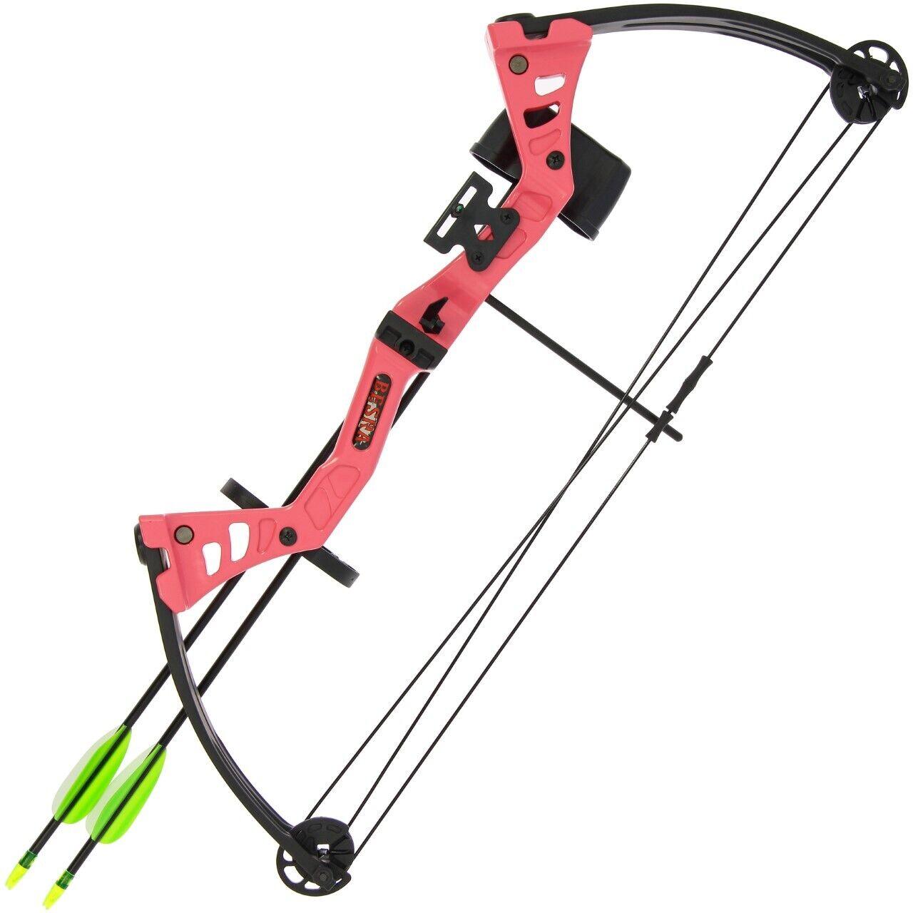 Archery Kit for Adults - 15-29lbs Compound Archery Bow & Arrow Set Adjustable Draw Power Adults Youths Sports & Outdoor - Tophatter Daily Deals
