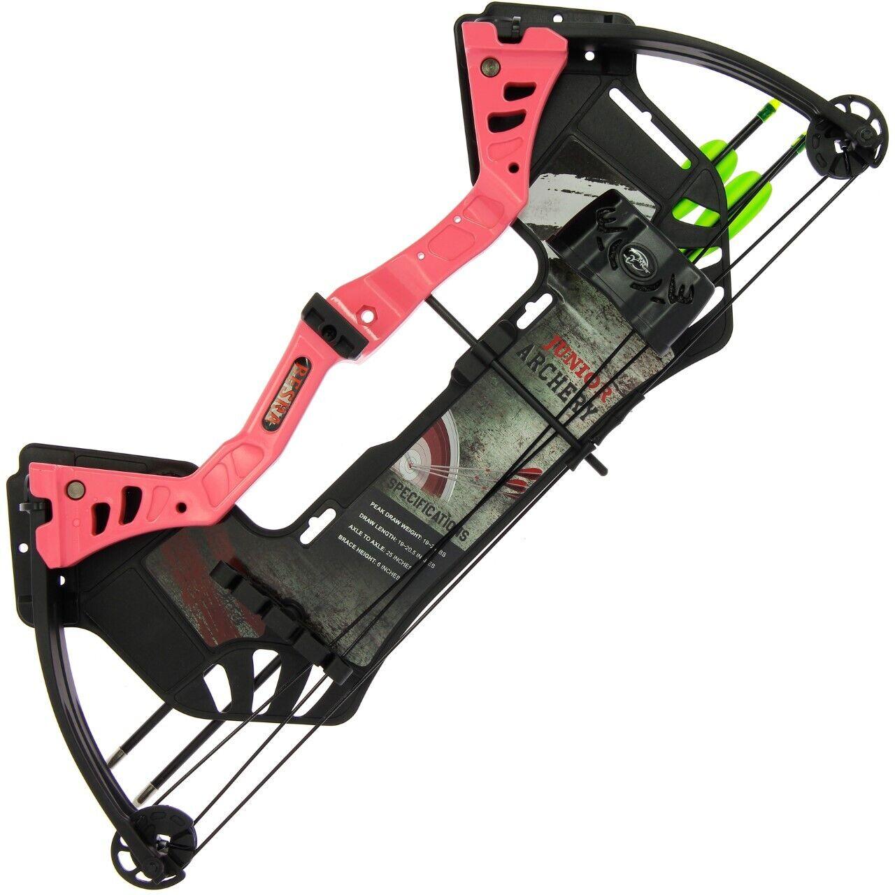 Archery Kit for Adults - 15-29lbs Compound Archery Bow & Arrow Set Adjustable Draw Power Adults Youths Sports & Outdoor - Tophatter Daily Deals