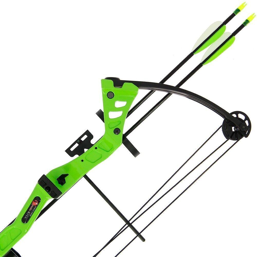 Archery Kit for Adults - 15-29lbs Compound Archery Bow & Arrow Set Adjustable Draw Power Adults Youths Sports & Outdoor - Tophatter Daily Deals