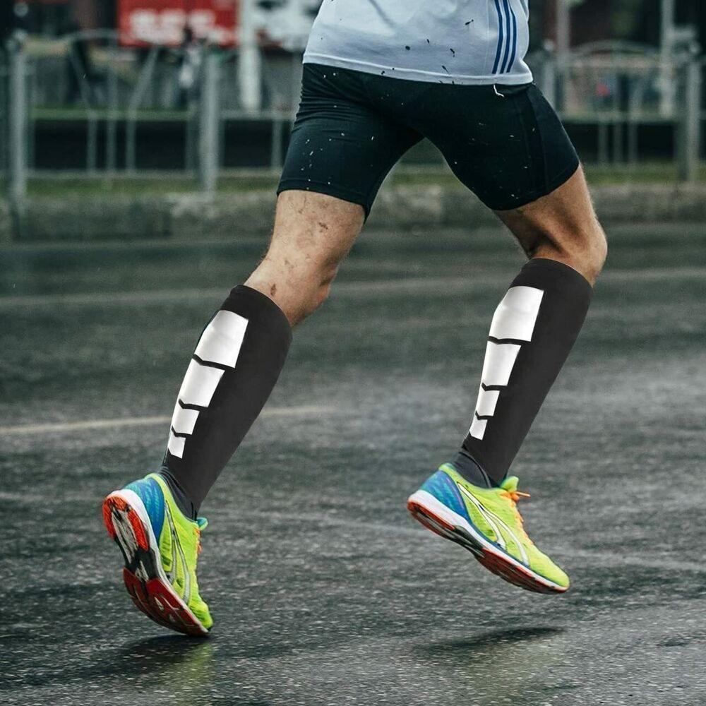 Shin Compression Sleeve - Calf Sleeve Leg Calf Support Brace Shin Splints Sport Running Sports & Outdoor - Tophatter Daily Deals