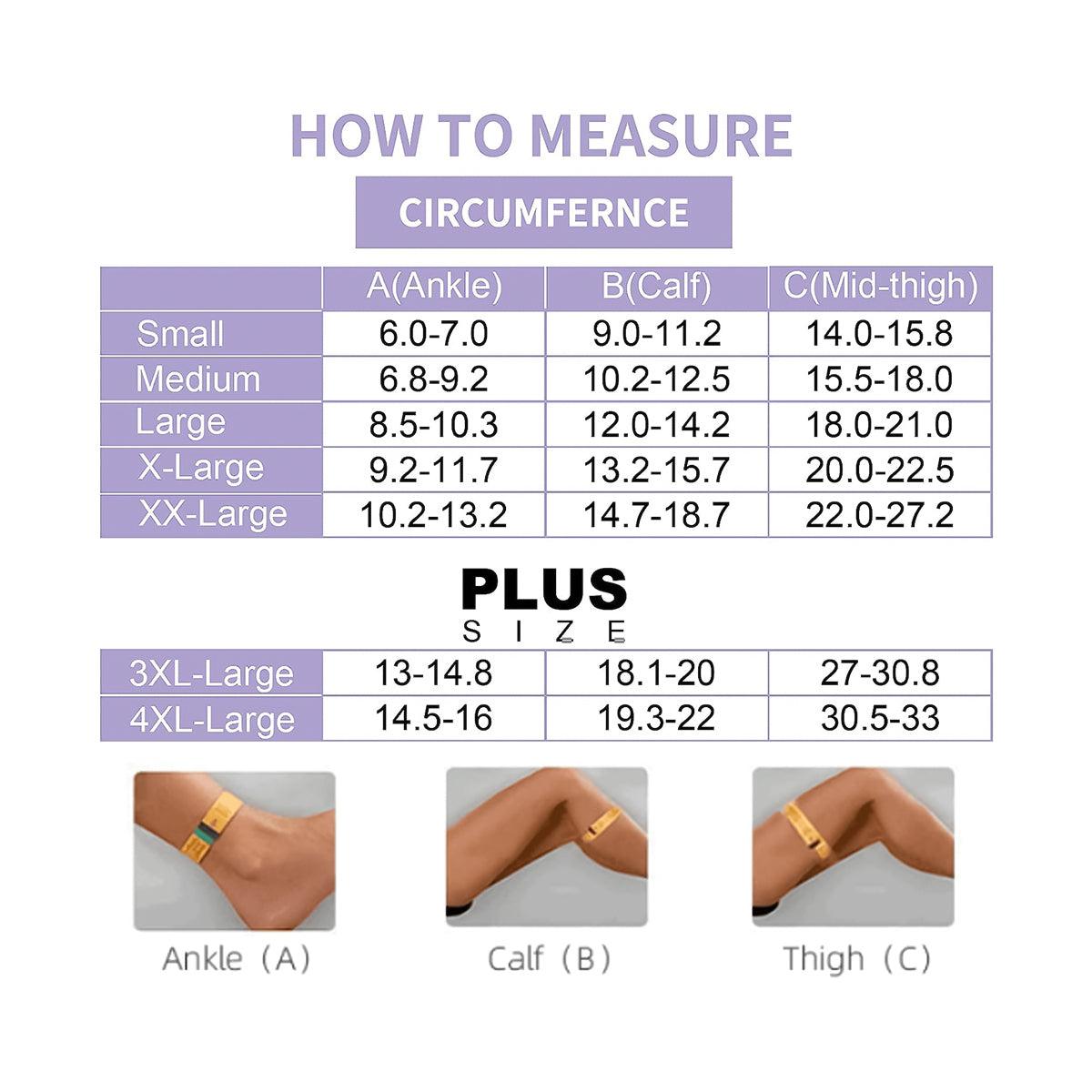 Medical Compression Stockings UK - Support Stockings 20-30 mmHg Graduated Support Socks Relief Calf Men Women Health Care - Tophatter Daily Deals