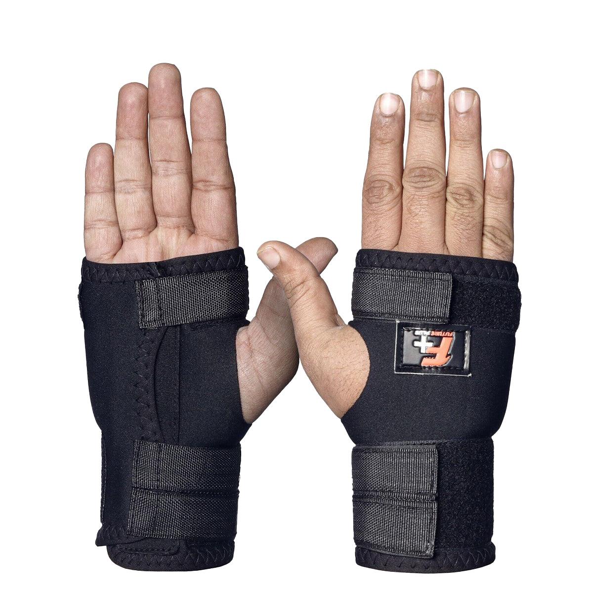 Compression Wrapping Wrist - Wrist Brace Support Adjustable Carpal Tunnel Splint Arthritis Pain Straps Exercise & Fitness - Tophatter Daily Deals