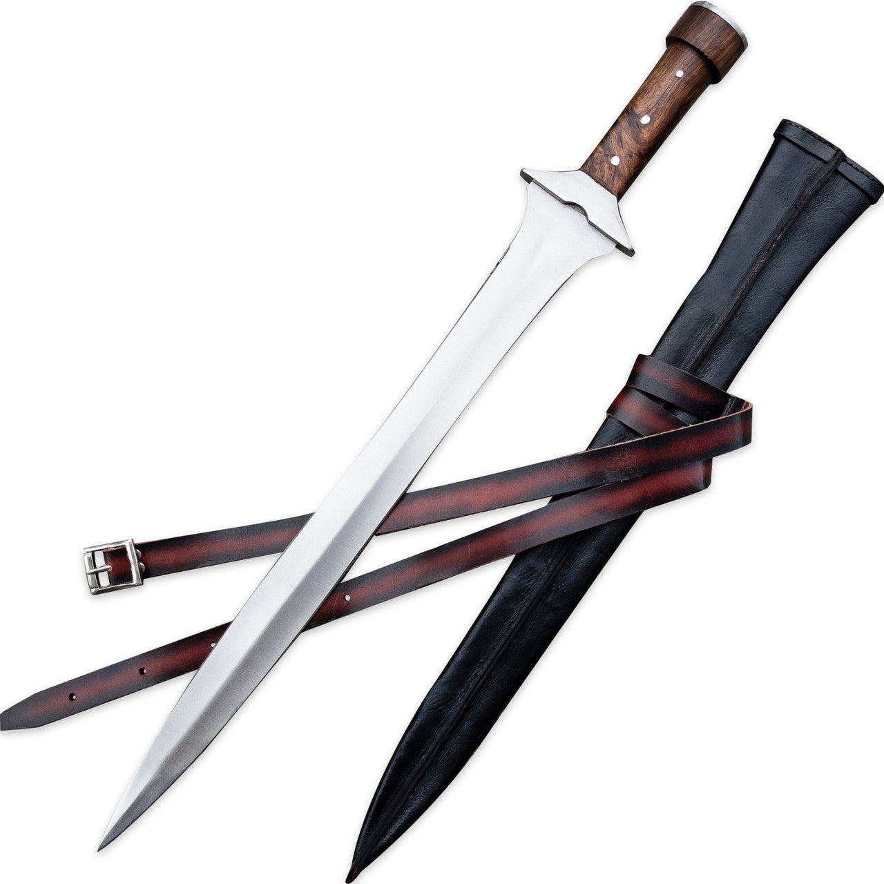 Conceptualized Ache Full Tang Battle Ready Viking Sword Swords - Tophatter Daily Deals