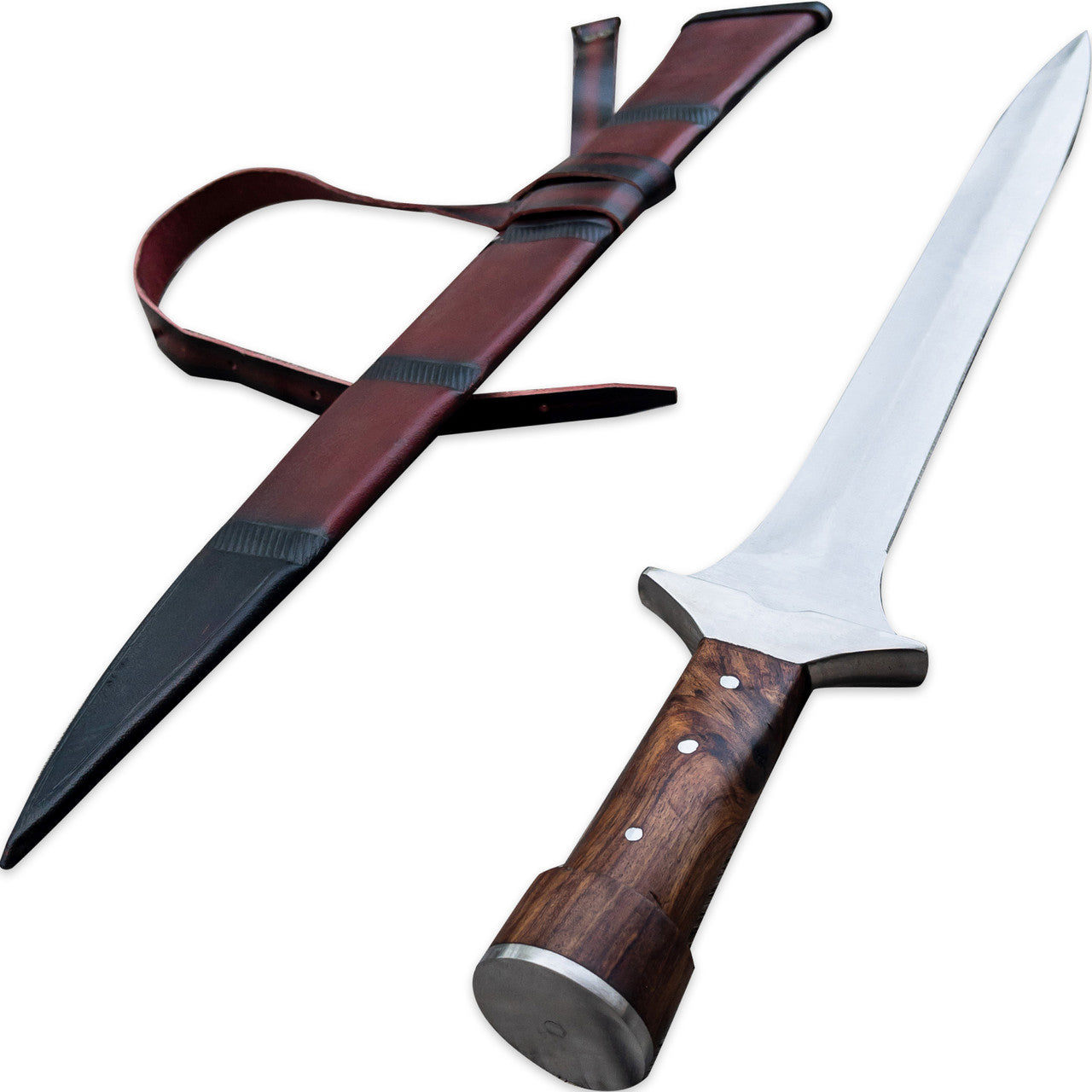 Conceptualized Ache Full Tang Battle Ready Viking Sword Swords - Tophatter Daily Deals