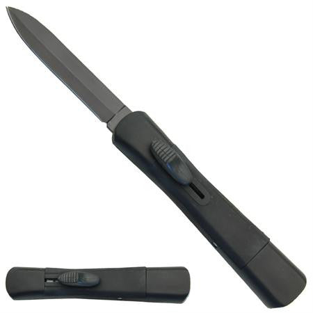 Concord OTF Automatic Knife Dark Swift Black Dual Action Metal Knife-OTF - Tophatter Daily Deals