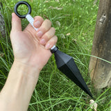 Metal Conniver's kunai Blunt Blade Replica Ninja Kunai - Tophatter Daily Deals
