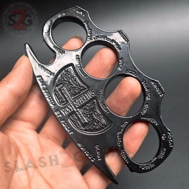 Constantine Brass Knuckles Holy Spiritus Paperweight - 6 colors Belt Buckle - Tophatter Daily Deals