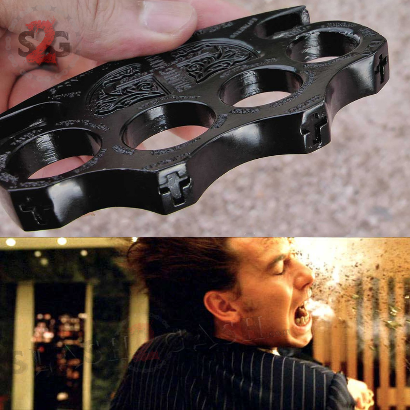 Constantine Brass Knuckles Holy Spiritus Paperweight - 6 colors Belt Buckle - Tophatter Daily Deals