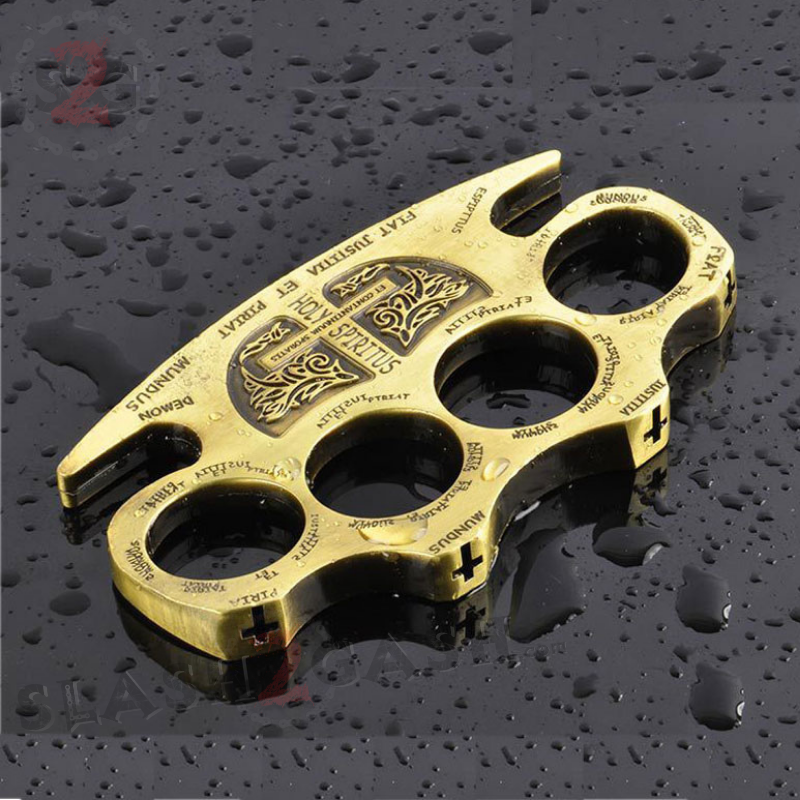 Constantine Brass Knuckles Holy Spiritus Paperweight - 6 colors Belt Buckle - Tophatter Daily Deals