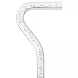 "Bubbles In Ice" - Exquisite Bubblé Elegance: A Translucent Crystal Shaft With Captivating Bubbles Clear Lucite Walking Canes - Tophatter Daily Deals