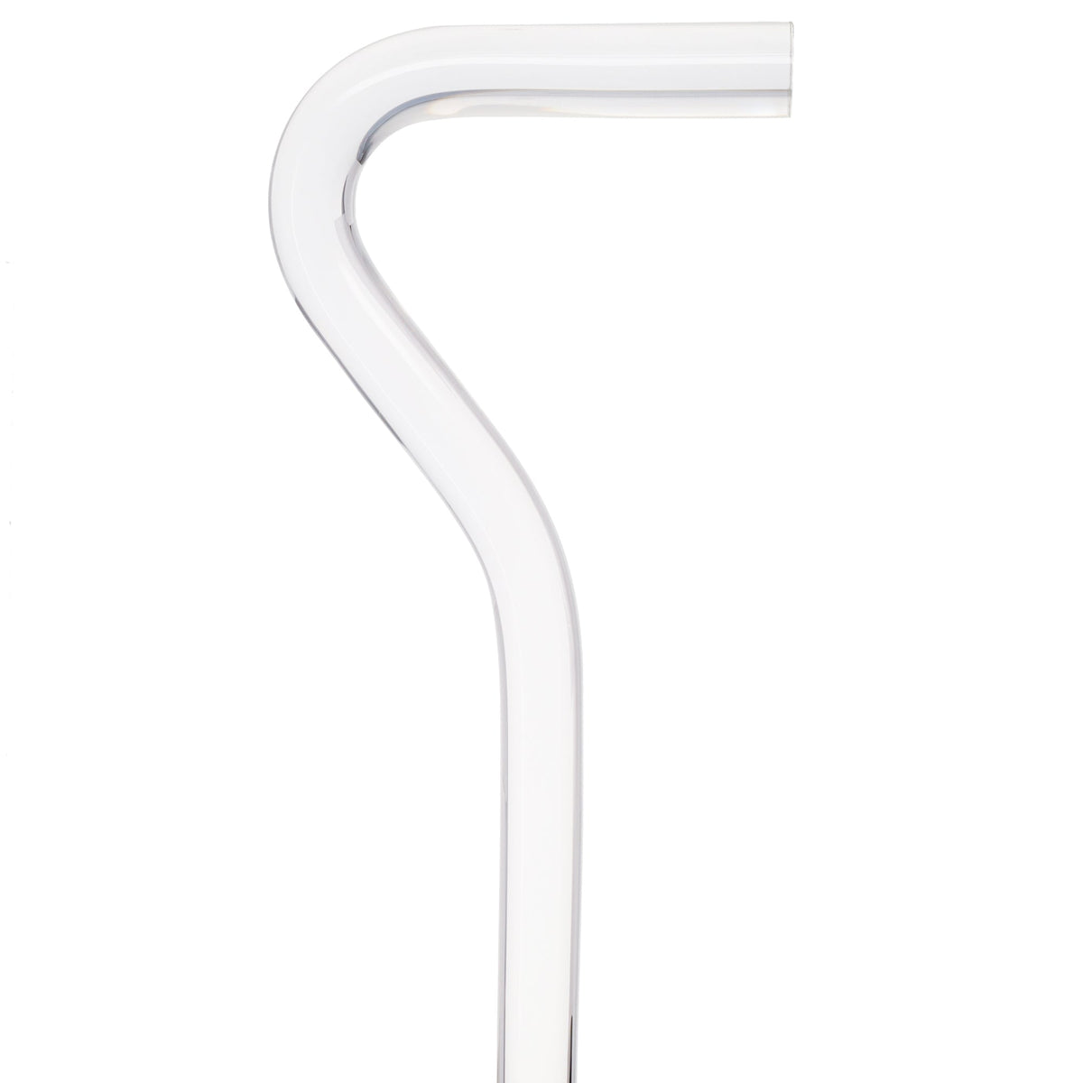 "Crystal Clarity" Cane: Invisible & Translucent Shaft Clear Lucite Walking Canes - Tophatter Daily Deals