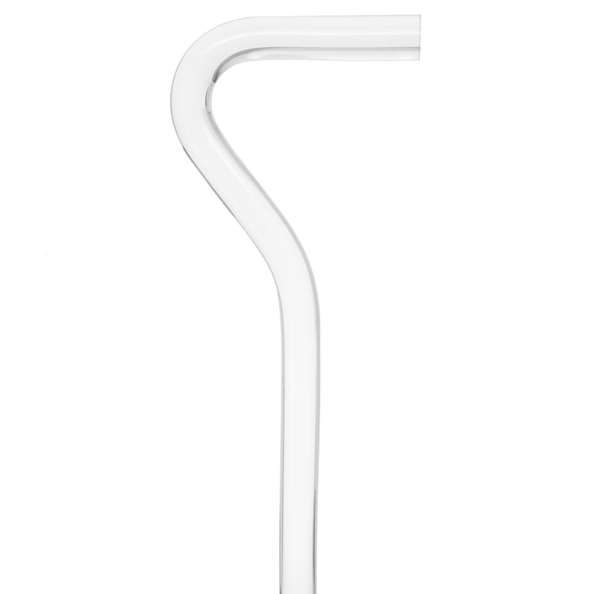 "Crystal Clarity" Cane: Invisible & Translucent Shaft Clear Lucite Walking Canes - Tophatter Daily Deals