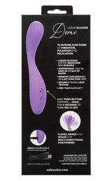 Contour Demi Purple Flexible Liquid Silicone Massager with 10 Vibration Functions and Waterproof Design > Vibrators > Standard Vibrators - Tophatter Daily Deals