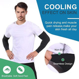 UV Protection Arm Sleeves - Breathable Sun Arm Sleeves, for Summer Sport Running Cycling Climbing Driving Golf Cycling - Tophatter Daily Deals
