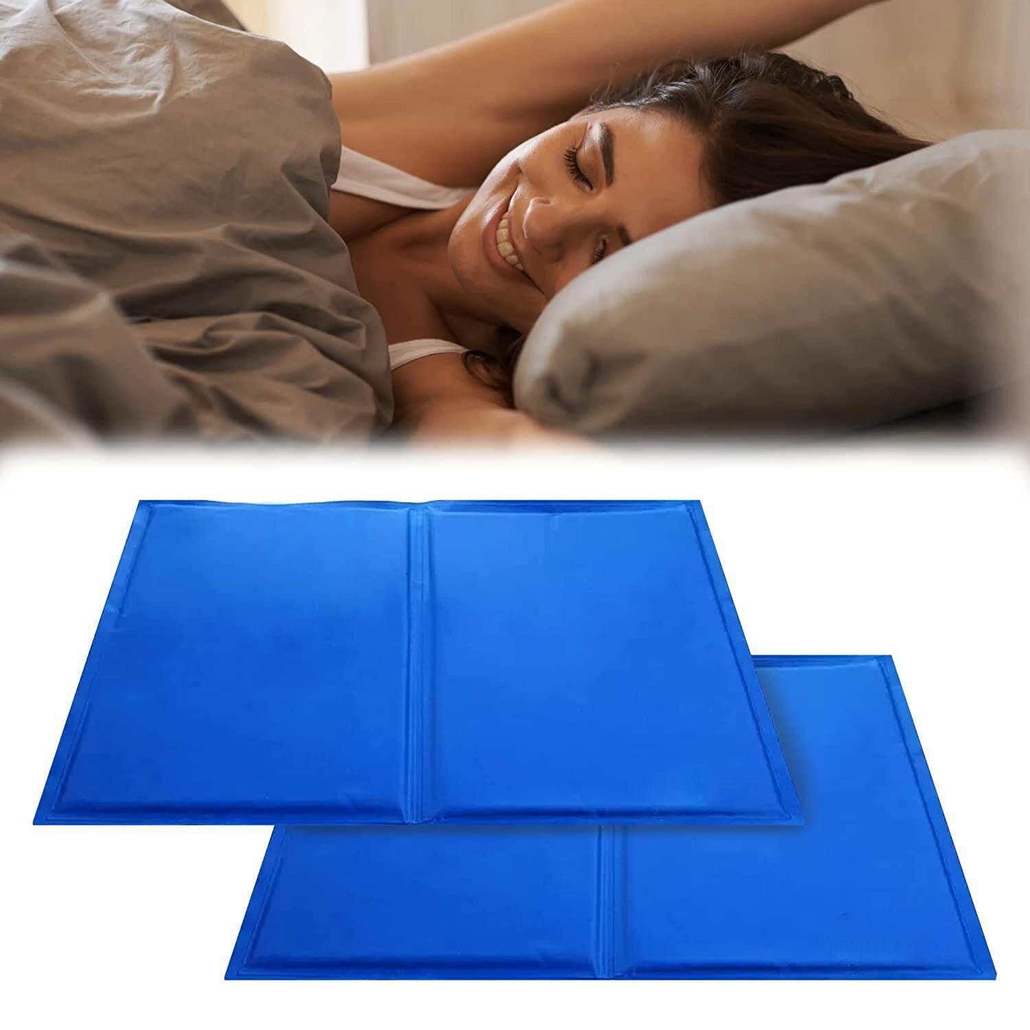 Cooling Pillows Uk - Cooling Gel Pillow Magic Pad Cooling Mat Laptop Cushion Yoga Pet Bed Dog UK Sleeping Pillow - Tophatter Daily Deals