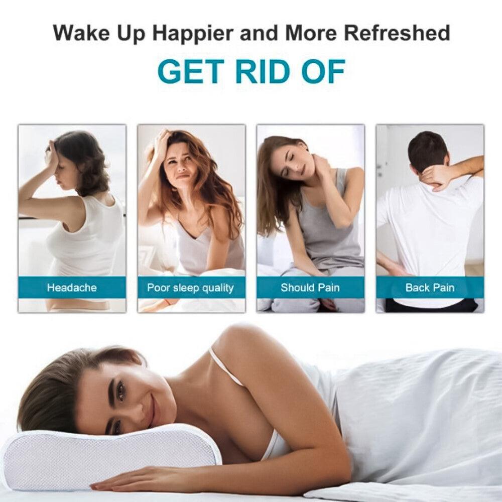 Cool Pillows UK - Memory Foam Pillows for Head Neck Back Body Sleeping Pillow - Tophatter Daily Deals