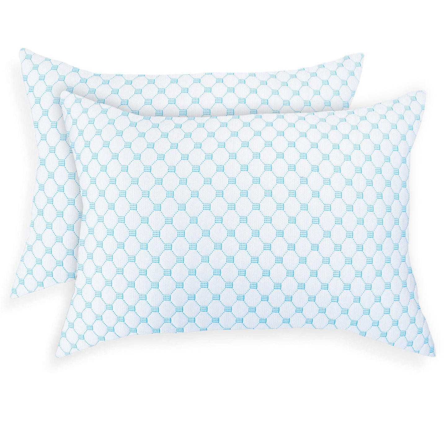 Bamboo Memory Foam Pillow with Removable Cover White Bedding - Tophatter Daily Deals