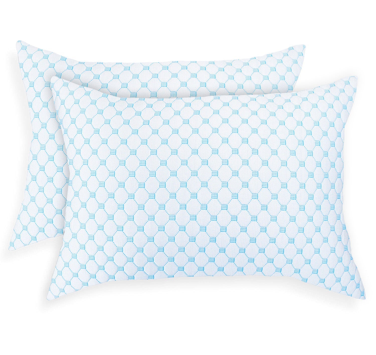 Bamboo Memory Foam Pillow with Removable Cover White Bedding - Tophatter Daily Deals
